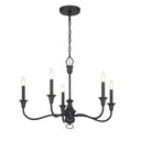 Minka Lavery Halifax County 5 Light Chandelier Fixure In Metal - 6255-076 2