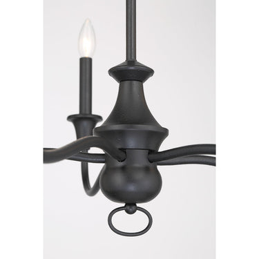 Minka Lavery Halifax County 5 Light Chandelier Fixure In Metal - 6255-076 3