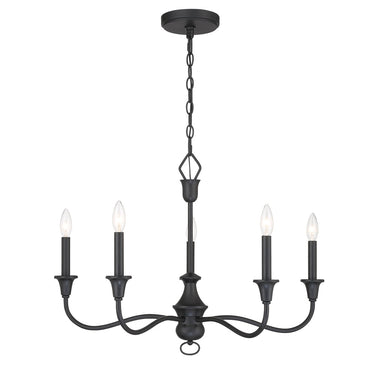 Minka Lavery Halifax County 5 Light Chandelier Fixure In Metal - 6255-076 