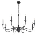 Minka Lavery Halifax County 8 Light Chandelier Ficture In Metal - 6258-076 1