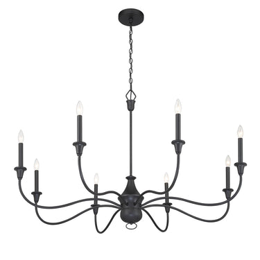 Minka Lavery Halifax County 8 Light Chandelier Ficture In Metal - 6258-076 1