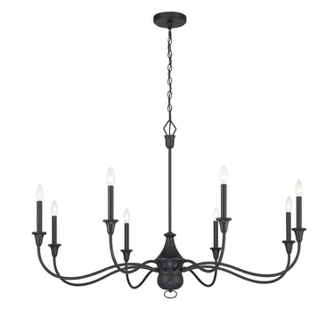 Minka Lavery Halifax County 8 Light Chandelier Ficture In Metal - 6258-076 2