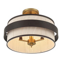 Minka Lavery Harbor Wrap 16" 3 Light Semi Flush - 3685-886 2