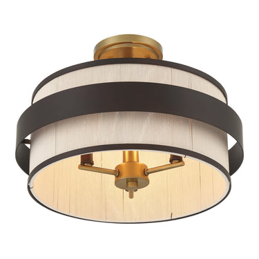 Minka Lavery Harbor Wrap 16" 3 Light Semi Flush - 3685-886 2