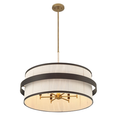 Minka Lavery Harbor Wrap 28" 6 Light Pendant - 3686-886 2