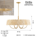 Minka Lavery Hellia 36" 6 Light Pendant - 3606-732 8