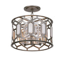 Minka Lavery Hexly 3 Light Semi Flush Mount - 3585-795 1