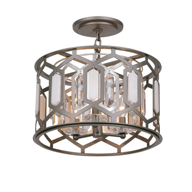 Minka Lavery Hexly 3 Light Semi Flush Mount - 3585-795 1