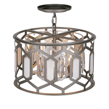 Minka Lavery Hexly 3 Light Semi Flush Mount - 3585-795 