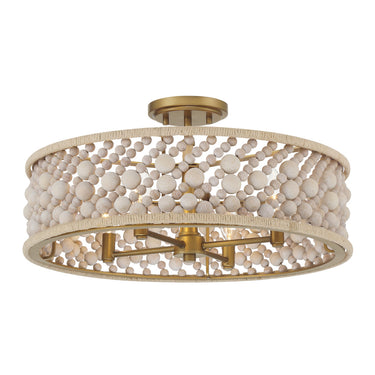 Minka Lavery Horsmore 20.25" 4 Light Semi Flush - 3645-870 1