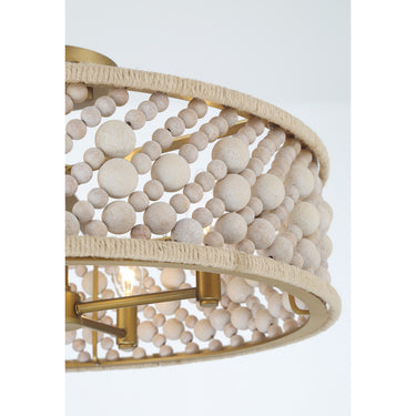 Minka Lavery Horsmore 20.25" 4 Light Semi Flush - 3645-870 3