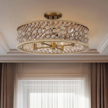 Minka Lavery Horsmore 20.25" 4 Light Semi Flush - 3645-870 4