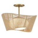 Minka Lavery Key Largo 1 Light Semi Flush - 6574-695 1