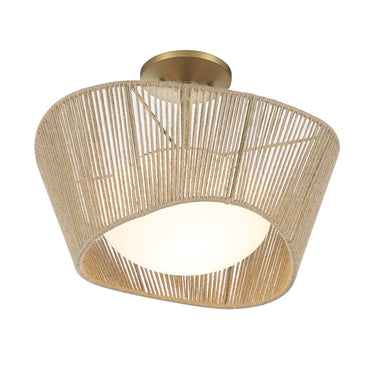 Minka Lavery Key Largo 1 Light Semi Flush - 6574-695 2