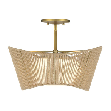 Minka Lavery Key Largo 1 Light Semi Flush - 6574-695 