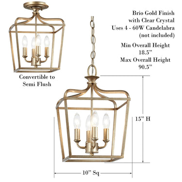 Minka Lavery Laurel Estate 4 Light Pendant - 4445 1