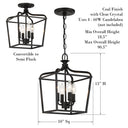 Minka Lavery Laurel Estate 4 Light Pendant - 4445 8