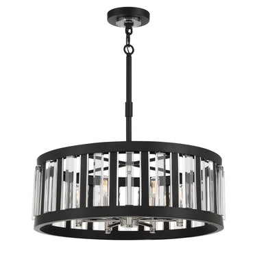 Minka Lavery Majestic Splendor 6 Lights Pendant Fixture In Metal - 5495-729 1