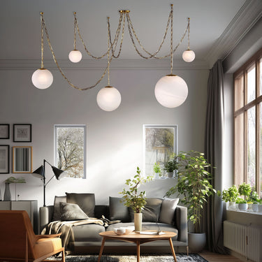 Minka Lavery Marbelle 84.5" 5 Light Pendant - 5219-732 4