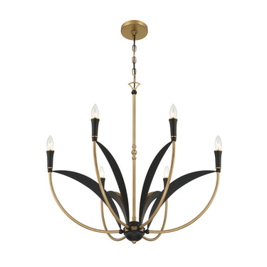 Minka Lavery Miller 28.25" 6 Light Chandelier - 5696-782 2