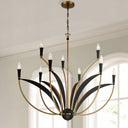 Minka Lavery Miller 35.5" 9 Light Chandelier - 5699-782 4