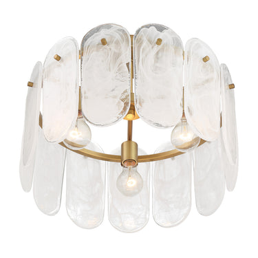 Minka Lavery Oldmill 18.25" 3 Light Semi Flush - 2596-732 3