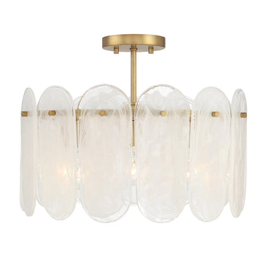 Minka Lavery Oldmill 18.25" 3 Light Semi Flush - 2596-732