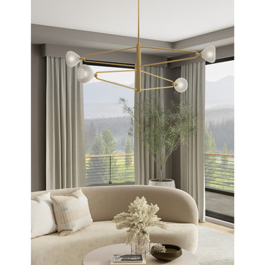 Minka Lavery Orion 53" 4 Light Chandelier - 195-732 5