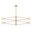 Minka Lavery Orion 53" 4 Light Chandelier - 195-732