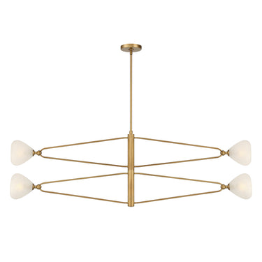 Minka Lavery Orion 53" 4 Light Chandelier - 195-732