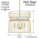 Minka Lavery Park Slope 4Lt Pendant - 3394-754 4