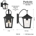 Minka Lavery Parkside 14.75" High 1 Light Outdoor Wall Sconce - 78000-66 4