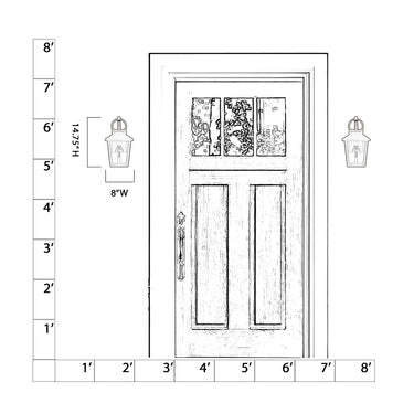 Minka Lavery Parkside 14.75" High 1 Light Outdoor Wall Sconce - 78000-66 5