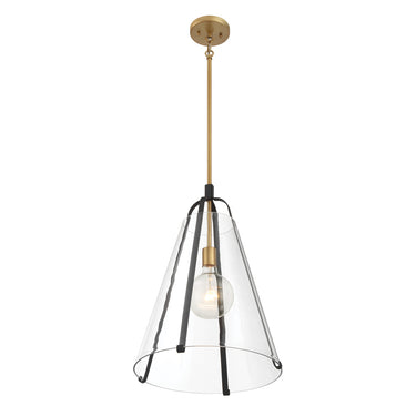 Minka Lavery Paxos 15.5" 1 Light Pendant - 131-782 2