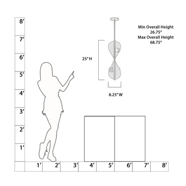 Minka Lavery Pod 8.25" LED Pendant - 3976-732-L 7
