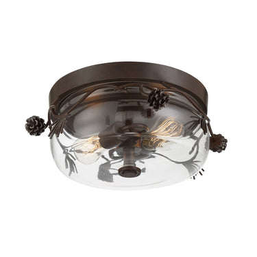 Minka Lavery Ponderosa Ridge 2 Light Flush Mount - 2759-694 1