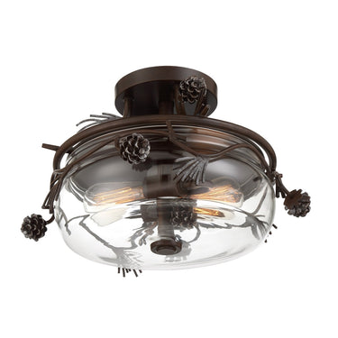 Minka Lavery Ponderosa Ridge 2 Light Semi Flush - 2753-694 1