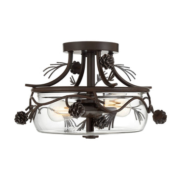 Minka Lavery Ponderosa Ridge 2 Light Semi Flush - 2753-694 2