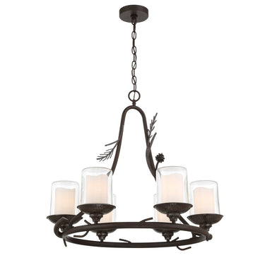 Minka Lavery Ponderosa Ridge 6 Light Outdoor Chandelier - 2756-694 1