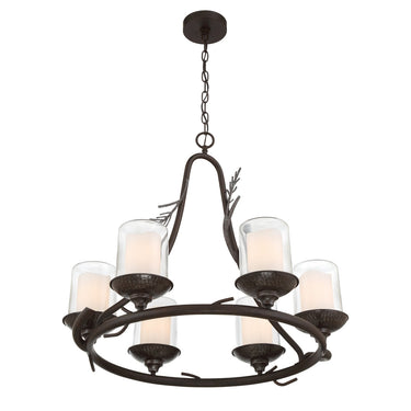 Minka Lavery Ponderosa Ridge 6 Light Outdoor Chandelier - 2756-694 2
