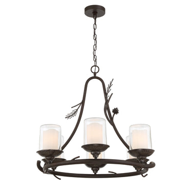 Minka Lavery Ponderosa Ridge 6 Light Outdoor Chandelier - 2756-694 