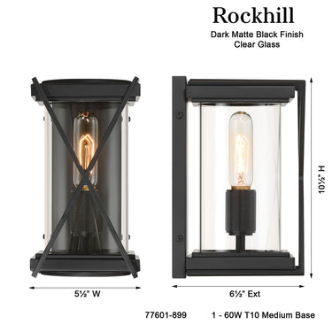 Minka Lavery Rockhill 10.5" High 1 Light Outdoor Sconce - 77601-899 6
