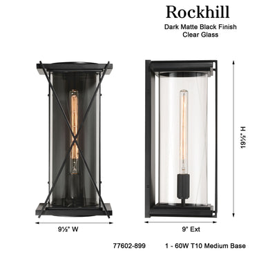 Minka Lavery Rockhill 19.5" High 1 Light Outdoor Sconce - 77602-899 6