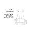 Minka Lavery Sevryn LED Semi-Flush Convertible - 2418-695-L 4