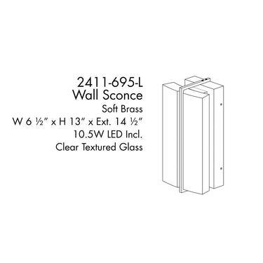 Minka Lavery Sevryn LED Wall Sconce - 2411-695-L 4