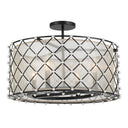 Minka Lavery Sheer Elegance 4 Light Semi Flush/Pendant - 2864-66A 3