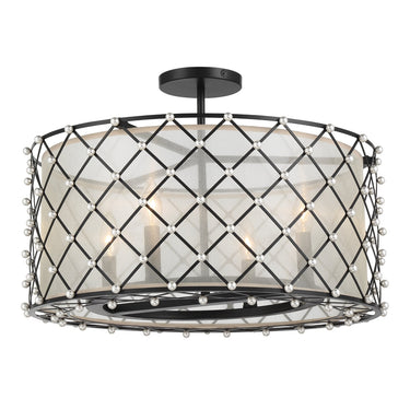 Minka Lavery Sheer Elegance 4 Light Semi Flush/Pendant - 2864-66A 3