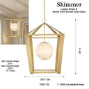 Minka Lavery Shimmer 20.5" 1 Light Pendant - 3785-732 7