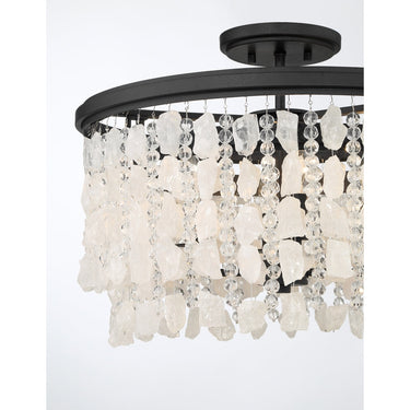 Minka Lavery Shimmering Elegance 4 Light Semi Flush - 6703-66 3