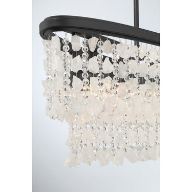 Minka Lavery Shimmering Elegance 5 Light Island Light - 6707-66 4